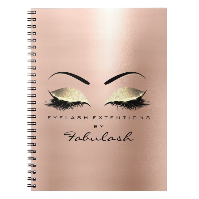 Carnet Rose Skin Gold Parties scintillant Yeux Maquillage (Devant)