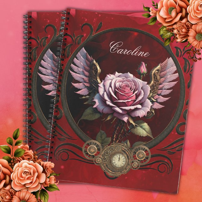 Carnet Rose Steampunk (Steampunk rose)