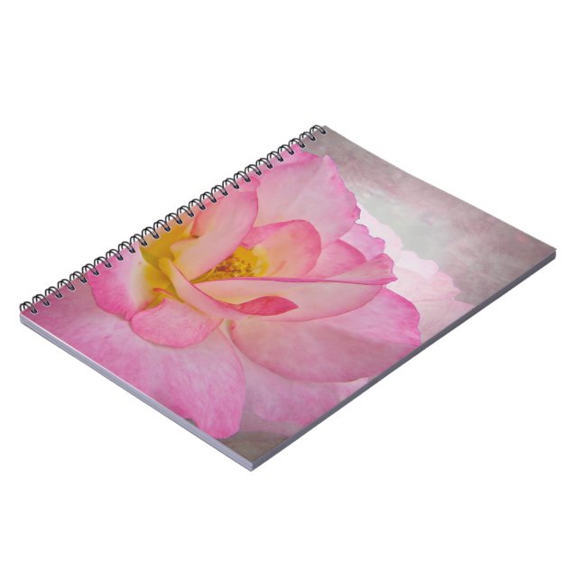 Carnet Rose victorien rose (Côté gauche)