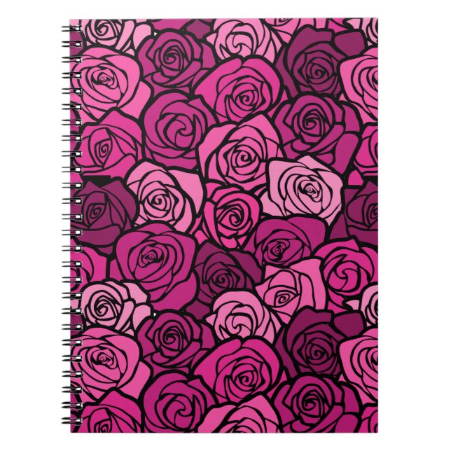Carnet rose vintage (Devant)