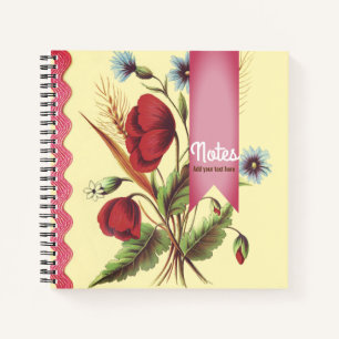 Carnet Rose vintage