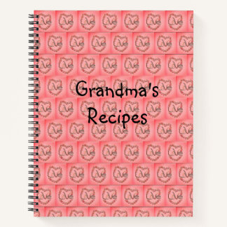 Carnet Rosebud Love Recettes de grand-mère