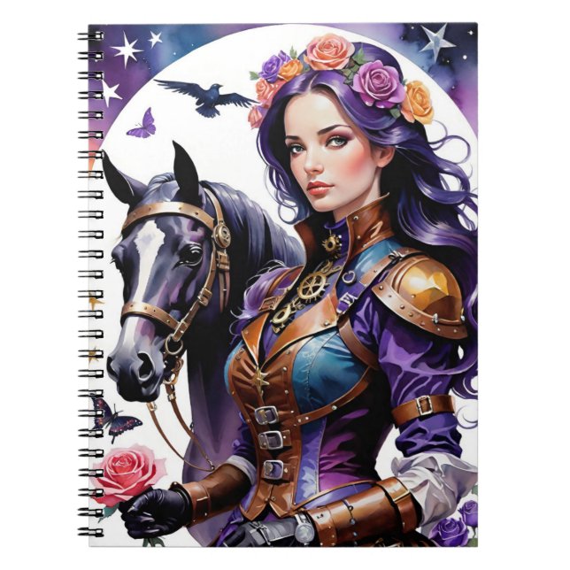 Carnet Rosebud Series-Steampunk Rosebud & Her Horse (Devant)