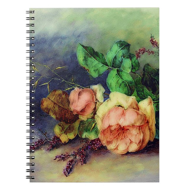 Carnet Roses anciennes (Devant)