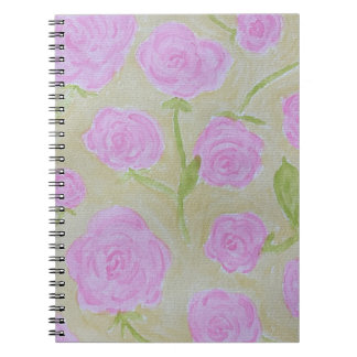 Carnet Roses aquarelle