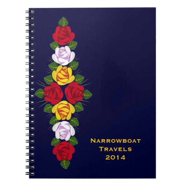 Carnet Roses britanniques de canal (Devant)
