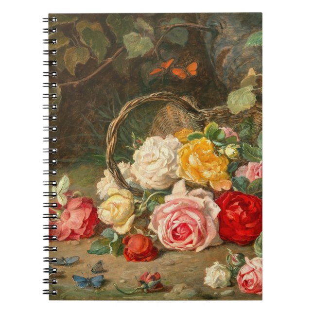 Carnet Roses dans un panier - Josef Neugebauer (Devant)
