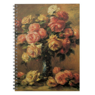 Carnet Roses dans un vase de Pierre Renoir, Beaux-arts an