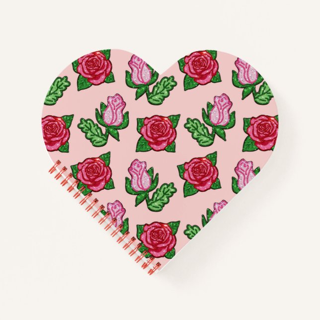 Carnet Roses de séquence illustrés (Devant)