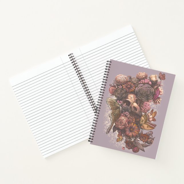 Carnet Roses et papillons (Intérieur)