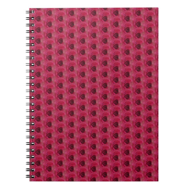 Carnet Roses magenta (Devant)