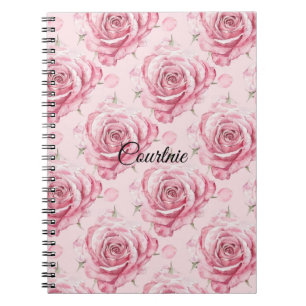 Carnet Roses roses rose Fille Floral