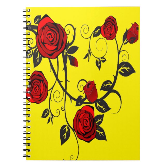 Carnet Roses rouges (Devant)