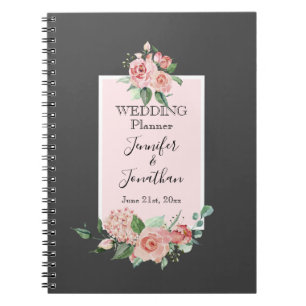 Carnet Roses simples et élégantes sur Wedding planner gri
