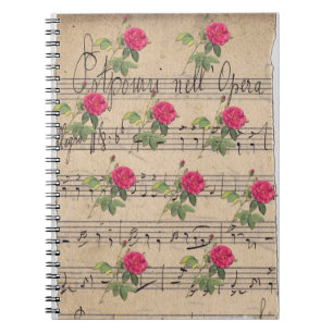 Carnet Roses Vintages et fiche musicale