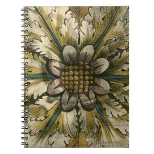 Carnet Rosette décorative de Demask sur l'arrière - pla