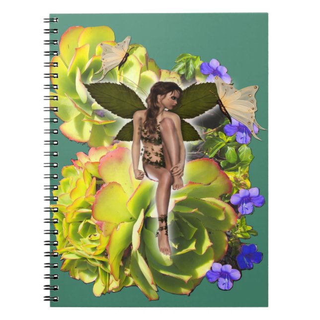 Carnet Rosette Succulent visiteurs (Devant)