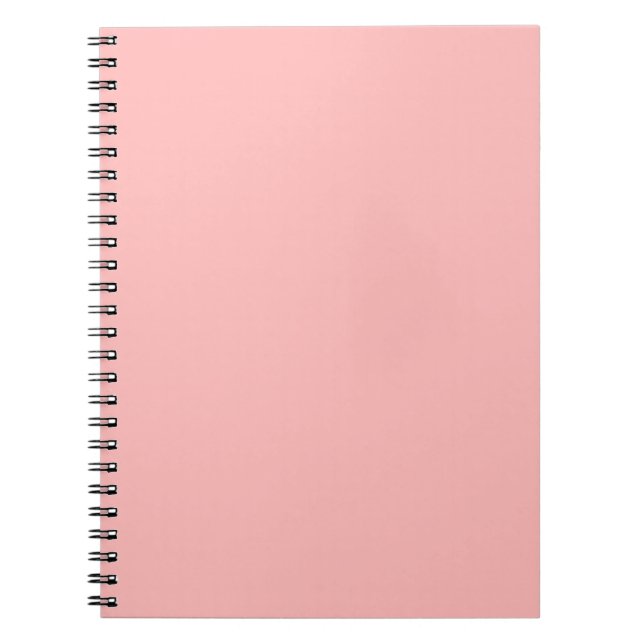 Carnet Rosettes roses couleur uni Pastel Impression (Devant)