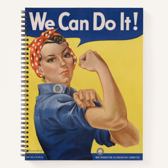 Carnet Rosie la riveteuse : Femmes fortes, l'autonomisati (Devant)