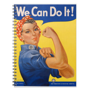 Carnet Rosie le Poster vintage Riveter