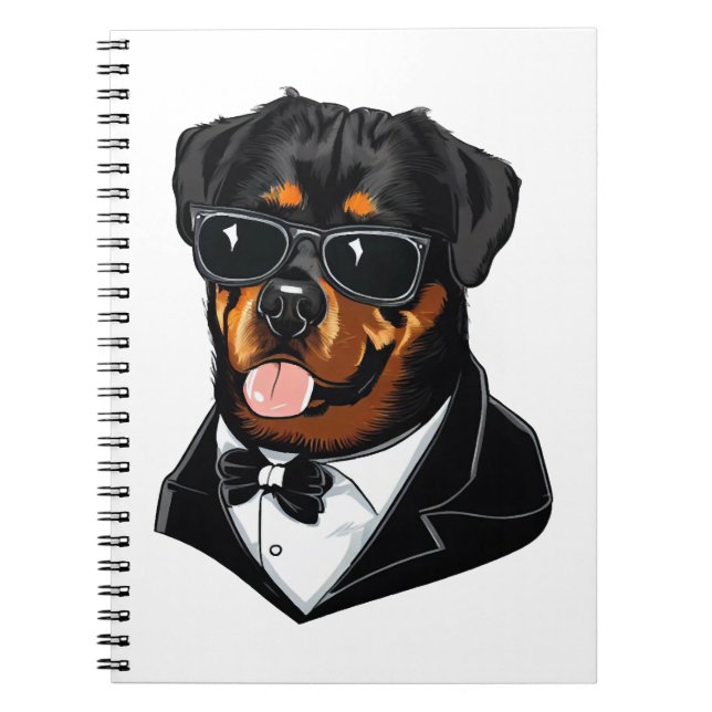 Carnet Rottweiler Le Gardien Du Corps (Devant)