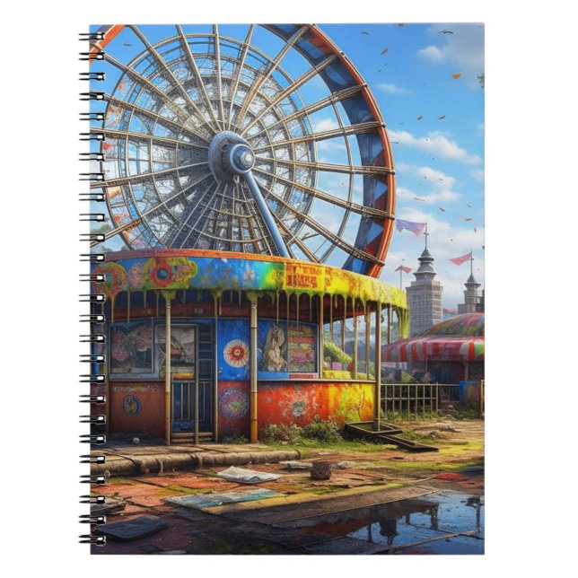 Carnet Roue de manège abandonnée de la fête foraine en ar (Devant)