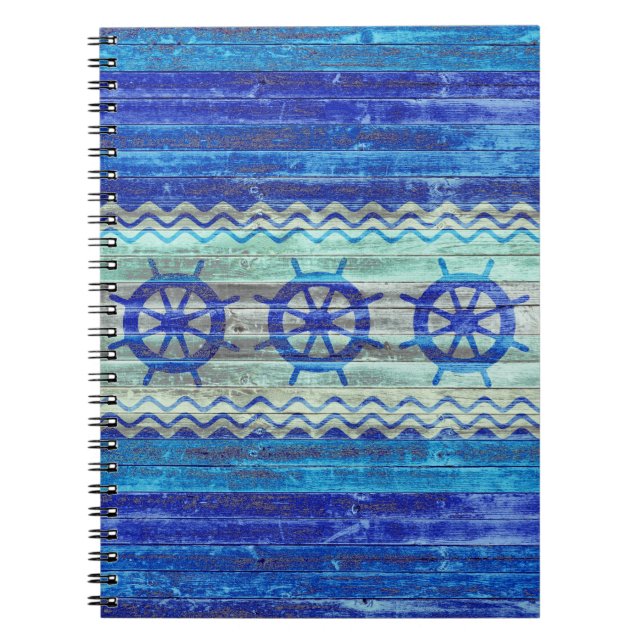 Carnet Roues du navire bleu de la marine russe (Devant)