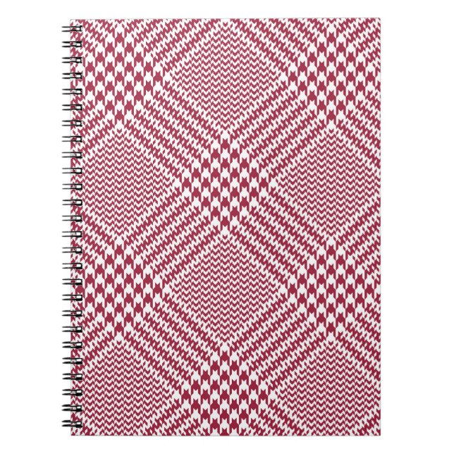 Carnet Rouge blanc cristallin Plaid : Tweeter Tartan (Devant)