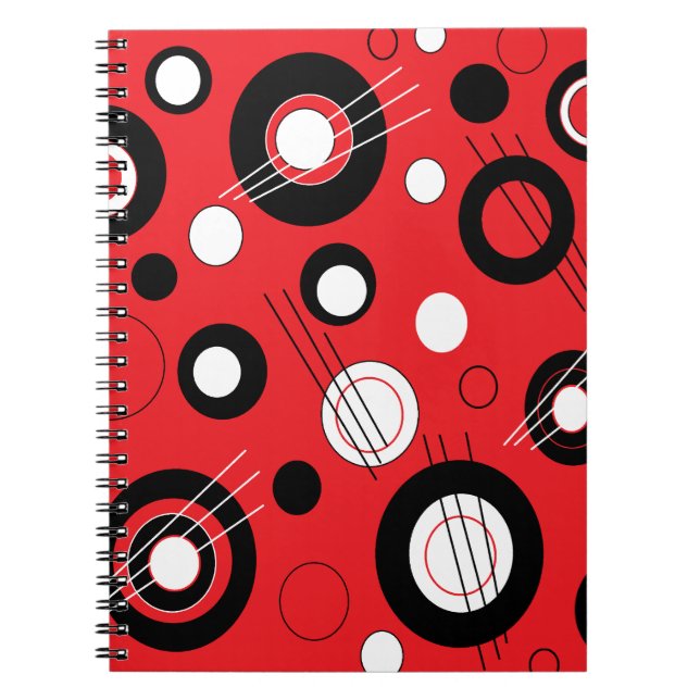 Carnet Rouge de polka (Devant)