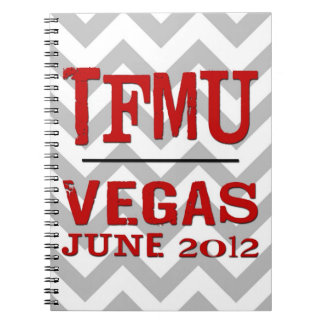 Carnet rouge de TFMU VEGAS Chevron