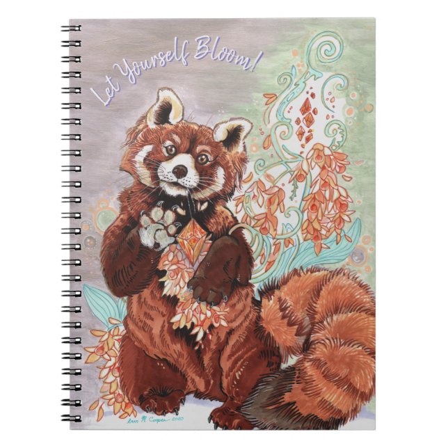 Carnet Rouge Panada Crystaline Vibes Art Planner (Devant)