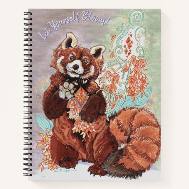 Carnet Rouge Panada Crystaline Vibes Art Pocket Moleskine (Devant)