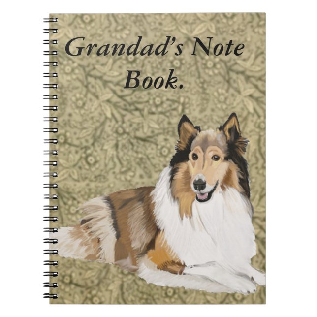 Carnet Rough Collie (Devant)