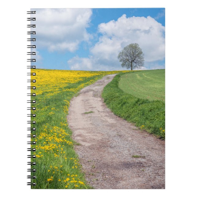 Carnet Route de terre et arbre (Devant)