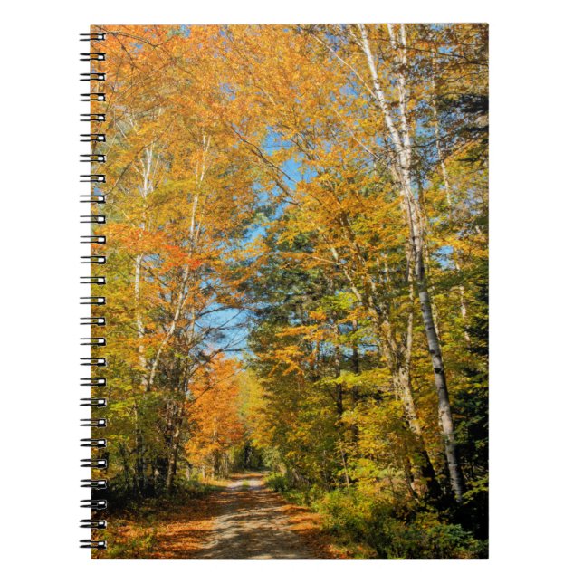 Carnet Route rurale Automne Colonnes New Hampshire (Devant)