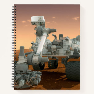 Carnet Rover Curiosity Du Laboratoire Scientifique Mars. 