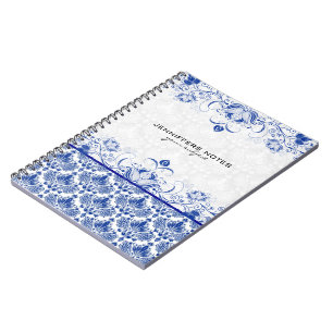 Carnet Royal Bleu & Blanc Vintage Damas & Fils