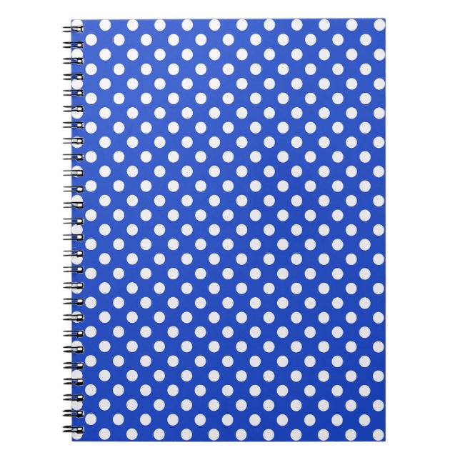Carnet Royal Blue Combination Pois par STaylor (Devant)