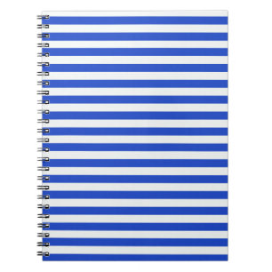 Carnet Royal Blue Combination Stripes par Shirley Taylor