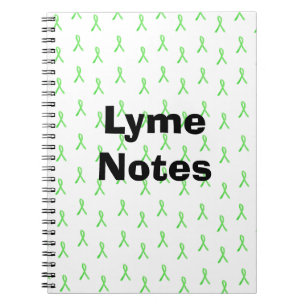 Carnet Rubans de sensibilisation à la maladie de Lyme Lym
