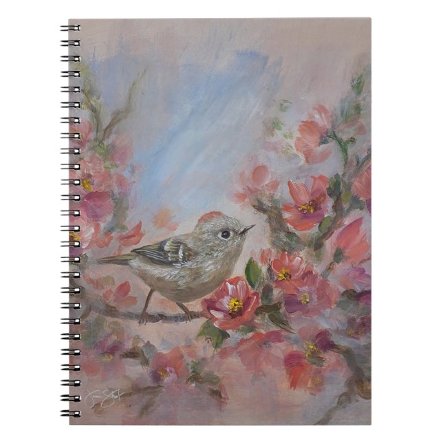 Carnet Ruby Kinglet Bird (Devant)