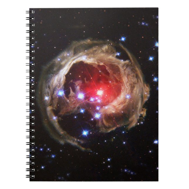 Carnet Ruby Red Supergigantesque étoile poussière (Devant)
