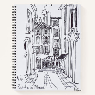 Carnet Rue de la Masse   Aix en Provence, France
