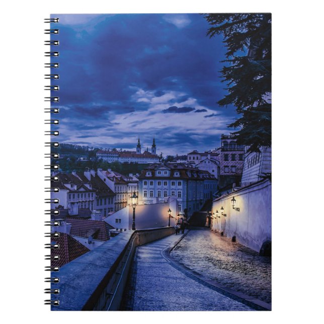Carnet Rue du soir à Prague (Devant)