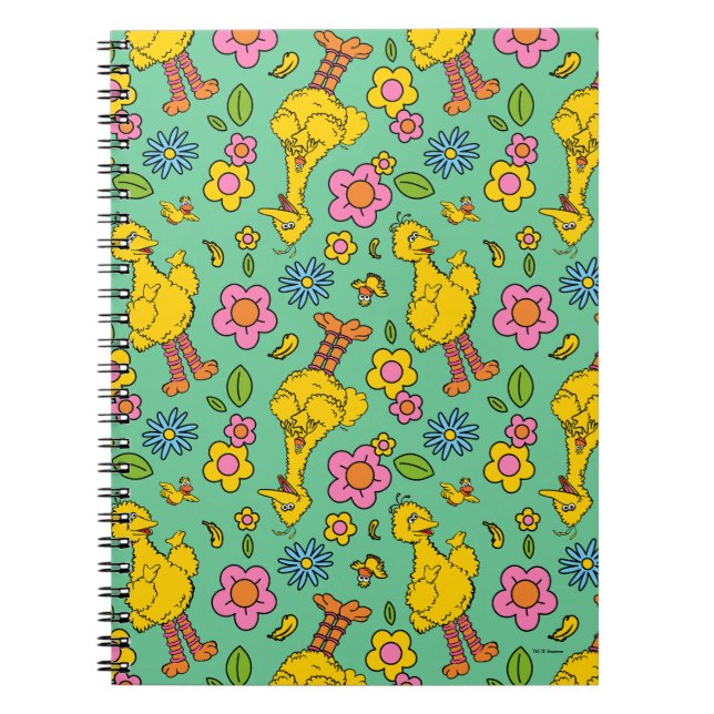 Carnet Rue Sésame | Big Bird & Little Bird Motif (Devant)