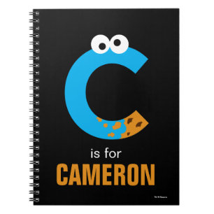 Carnet Rue Sésame C est pour Cookie Monster