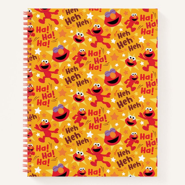 Carnet Rue Sésame | Elmo Ha ! Ha ! Ha ! Motif (Devant)