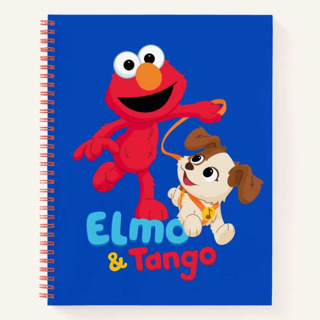 Carnet Rue Sésame | Elmo & Tango Running (Devant)