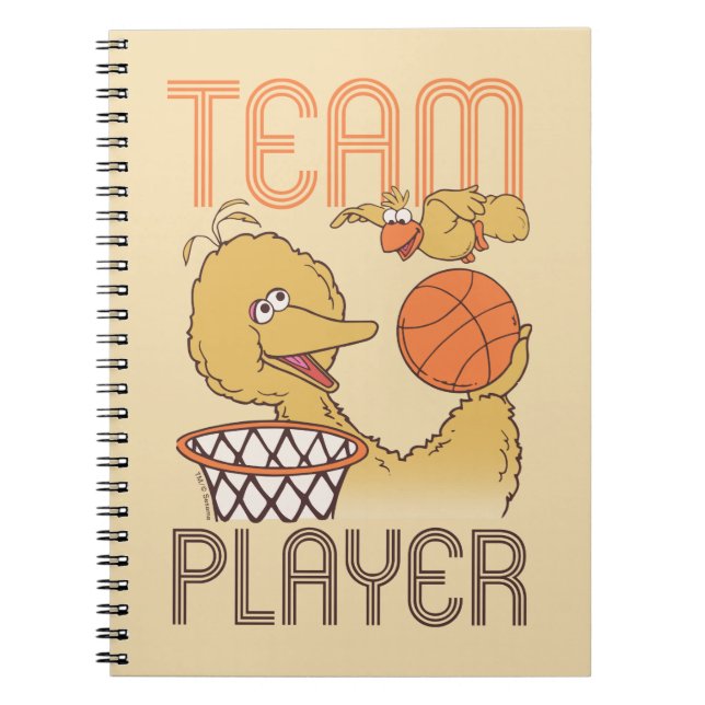 Carnet Rue Sésame | Joueur de l'équipe d'oiseaux (Devant)