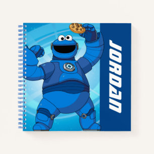 Carnet Rue Sésame Méca Builders Cookie Monster